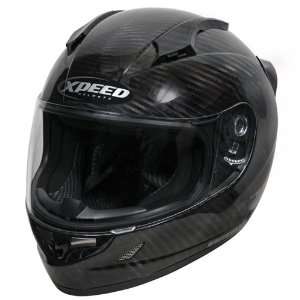  Xpeed Helmet XCF 3000 Solid Carbon Helmet (Black, Small 