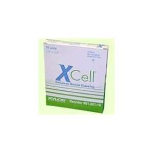 Medline XCell Cellulose Wound Dressing   3(1/2) x 3(1/2) Pad   Box 
