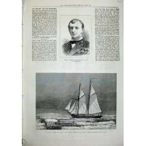   1880 Lieutenant Koolemans Beynen Schooner Ship Barents