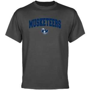  Xavier Musketeers Charcoal Logo Arch T shirt Sports 