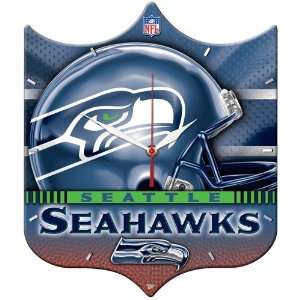  Seattle Seahawks High Def. Plaque Clock 