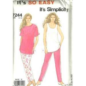  & Pants Simplicity Sewing Pattern 7244 (Size 8 20) 