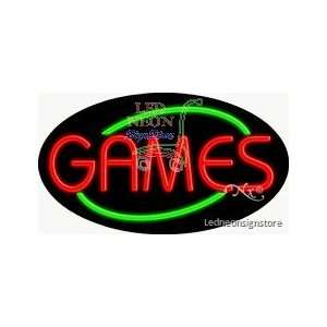  Games Neon Sign 17 inch tall x 30 inch wide x 3.50 inch wide x 