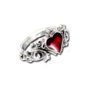   of Love Heart Gothic Ring Size 7:  Home & Kitchen