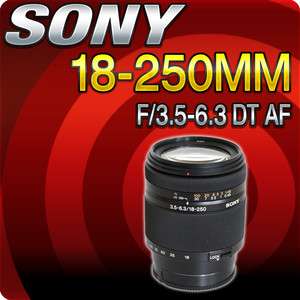 Sony SAL 18250 DT 18 250mm f/3.5 6.3 Autofocus Lens 0027242714274 