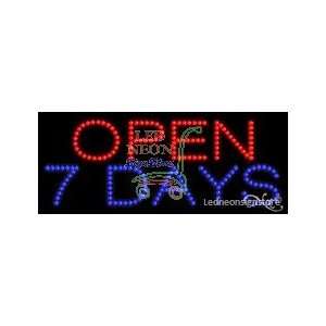  Open 7 Days LED Sign: Office Products