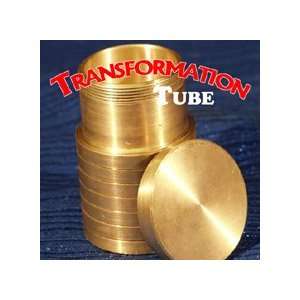  Transformation Tube Brass Magic Trick silk Self working 