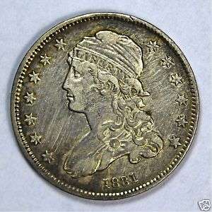 1831 Capped Bust 25¢ (Small Letters) —— FANTASTIC AU  