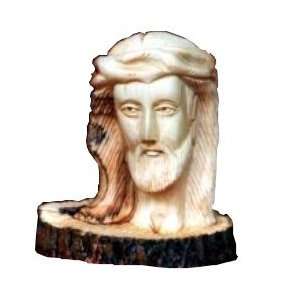    Jesus   Olive wood (14x12x9 cm or 5.5x4.7x3.5)