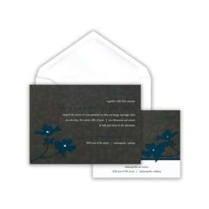   and Oceanside Silhouette Wedding Invitation