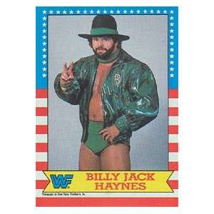 1987 WWF Topps Wrestling Stars Trading Card #8 : Billy Jack Haynes 