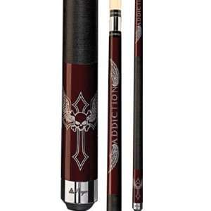 Players addiction/winged skull cross Cue (weight=20oz 
