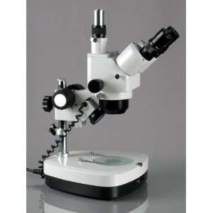   Trinocular Microscope 10x 80x  Industrial & Scientific