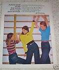 1980 JCPenney Body Lingo jeans teen girls clothing AD