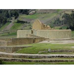 Ruins of Inca City and Temple of the Sun at Ingapirca in 
