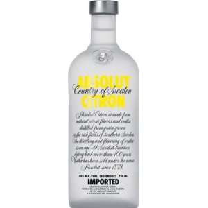  Absolut Citron Vodka 1.75 L Grocery & Gourmet Food