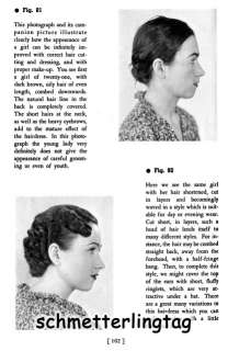 Hairstyles Book Flapper Era Hair Cuts Illustrated 1935  