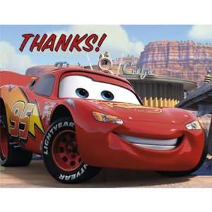 Disney CARS Thank You Notes   8 Count: Toys & Games