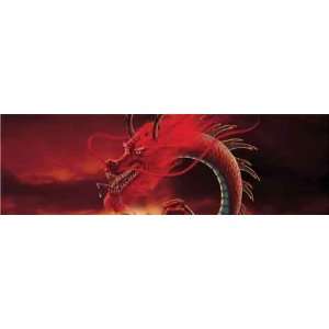 Red Dragon Rear Window Graphic