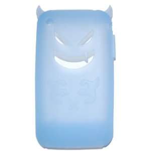 : KingCase Ipod Touch 2G 3G Soft Silicone Devil Case (Light Blue) 8GB 