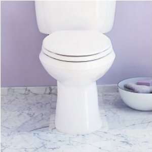   Right Height Pressure Assist Elongated Toilet Bowl Only Finish Linen