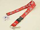 NEW Official St. Louis Cardinals MLB Baseball Lanyard Keychain RED 22 