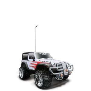   Red Off Road Jeep Wrangler Rubicon Remote Control Car: Toys & Games