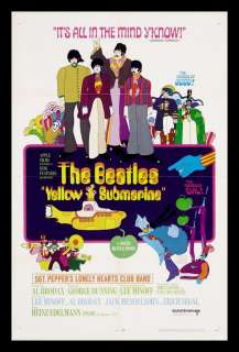 YELLOW SUBMARINE *1SH MOVIE POSTER BEATLES MOCK UP 1968  