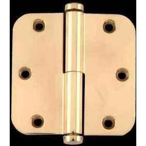   Hinges, Solid Brass 3.5x3.5 Radius LOL Coin Tip Hinge 92129/92179