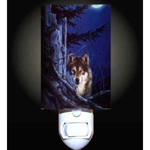  Lone Wolf Decorative Night Light: Home Improvement