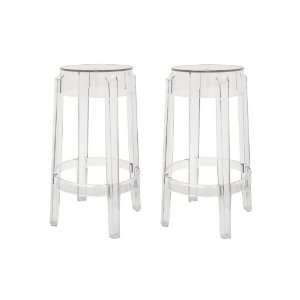  Bettino Clear Acrylic Counter Stool: Home & Kitchen