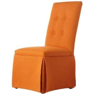  Skirted Parsons Chair   41.5x19x18, Patriot Almond