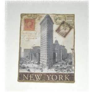  World Travel New York City Wall Canvas Plaque: Office 