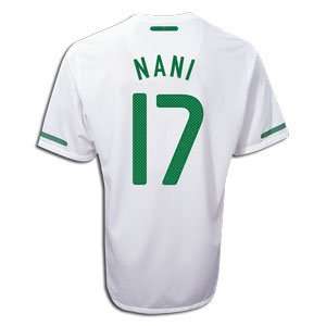  #17 Nani Portugal Away 2010 World Cup Jersey (Size L 