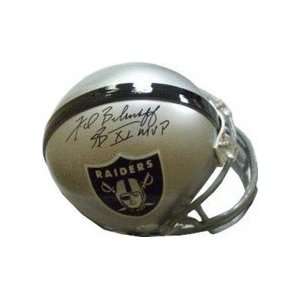 Fred Biletnikoff Autographed Oakland Raiders Mini Football Helmet with 