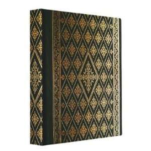    Gothic Old Green Leather Book 3 Ring Binders