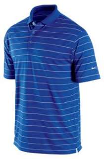 2011 Nike Golf Dri Fit Tech Core Stripe Polo Mens Golf Shirt SS Game 