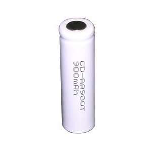 High Temperature NiCd Rechargeable Cell 1.2V 900 mAh AA size   Flat 