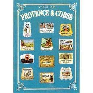 Wine Labels Vins De Provence & Corse Poster Print