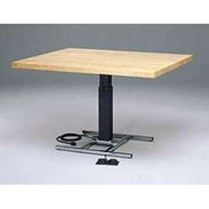   Professional Hi Low Work Table, 48“ x 60“ Wood Butcher Block Top