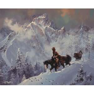  Ted Blaylock   Too Cold to Walk Giclee on Paper