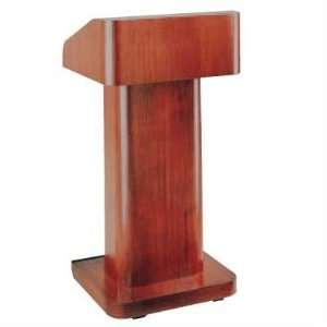   Non Sound Pedestal Lectern Veneer Cherry