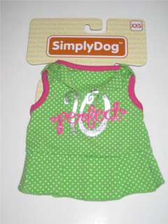SIMPLY DOG GIRL OUTFIT DRESS CLOTHES XXS XXSMALL NEW  