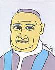 POPE JOHN XXIII Caricature DAVID LEVINE NY REVIEW BOOKS  
