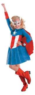 BARNES & NOBLE  Captain America Girl Classic Toddler/Child Costume 