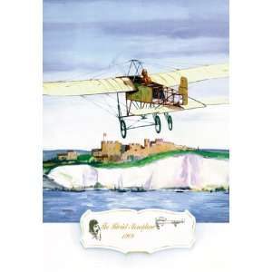  Bleriot Monoplane, 1909 20X30 Paper with Black Frame