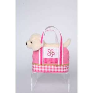  Sassy Saks Pink Gingham Tote with Cream Lab 7 by Douglas 