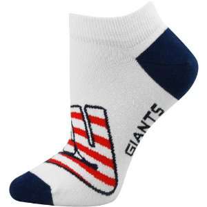   New York Giants Ladies White Patriotic Ankle Socks: Sports & Outdoors