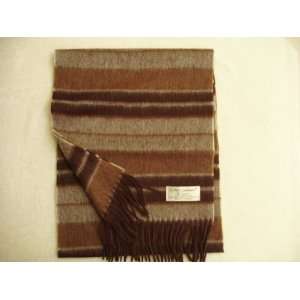  Cashmere Blended With Fine Wool Scarf Handsome Brown 