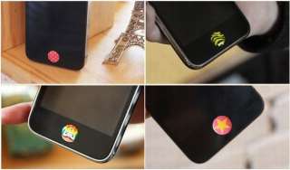 Home Button Stickers For iPhone 3 3G 4 4G 4S iTouch Hello Kitty 6pcs 